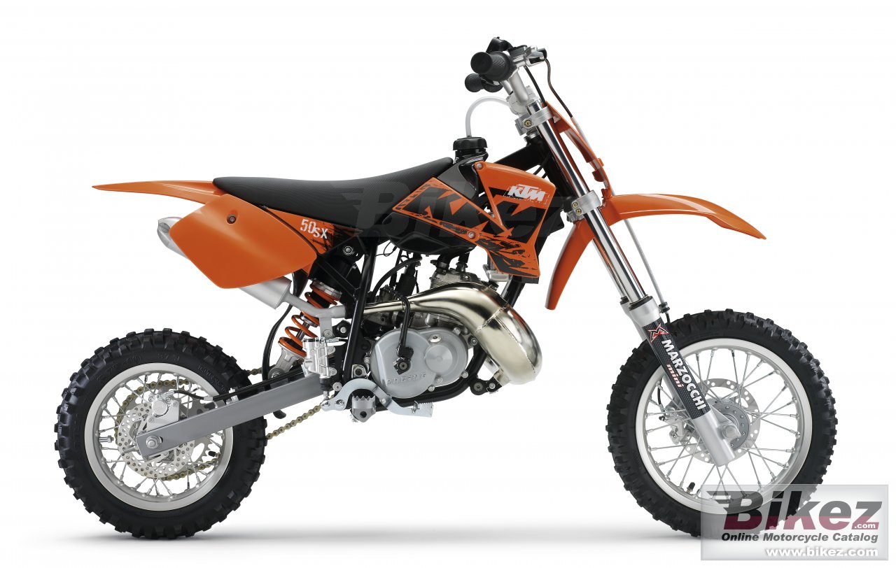 Big KTM 50 sx picture and wallpaper from Bikez.com
